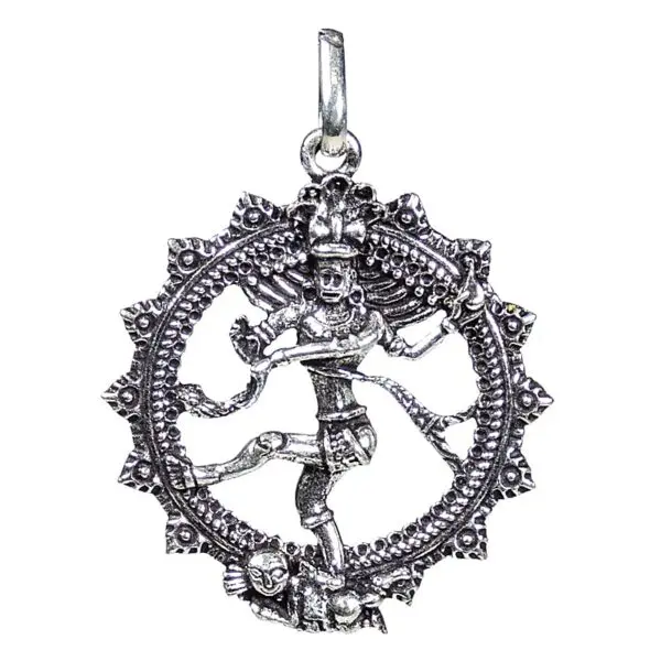 Pendentif Shiva couleur d'argent