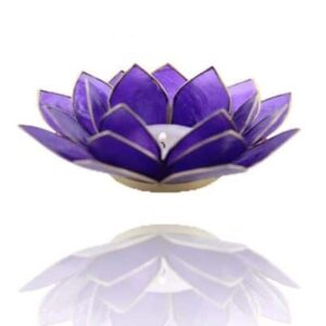 Eclairage Lotus 6° Chakra indigo & or