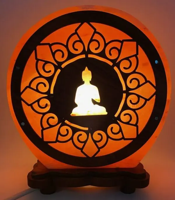 Lampe de Sel de l'Himalaya Bouddha