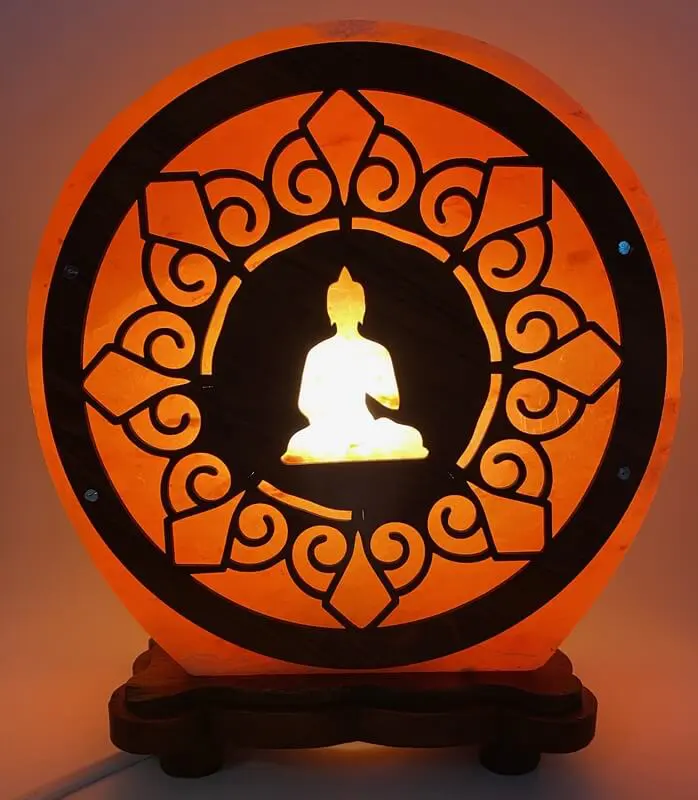 Lampe de Sel de l'Himalaya Bouddha