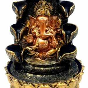 Fontaine Résine Ganesh Double Cascade LED 30CM