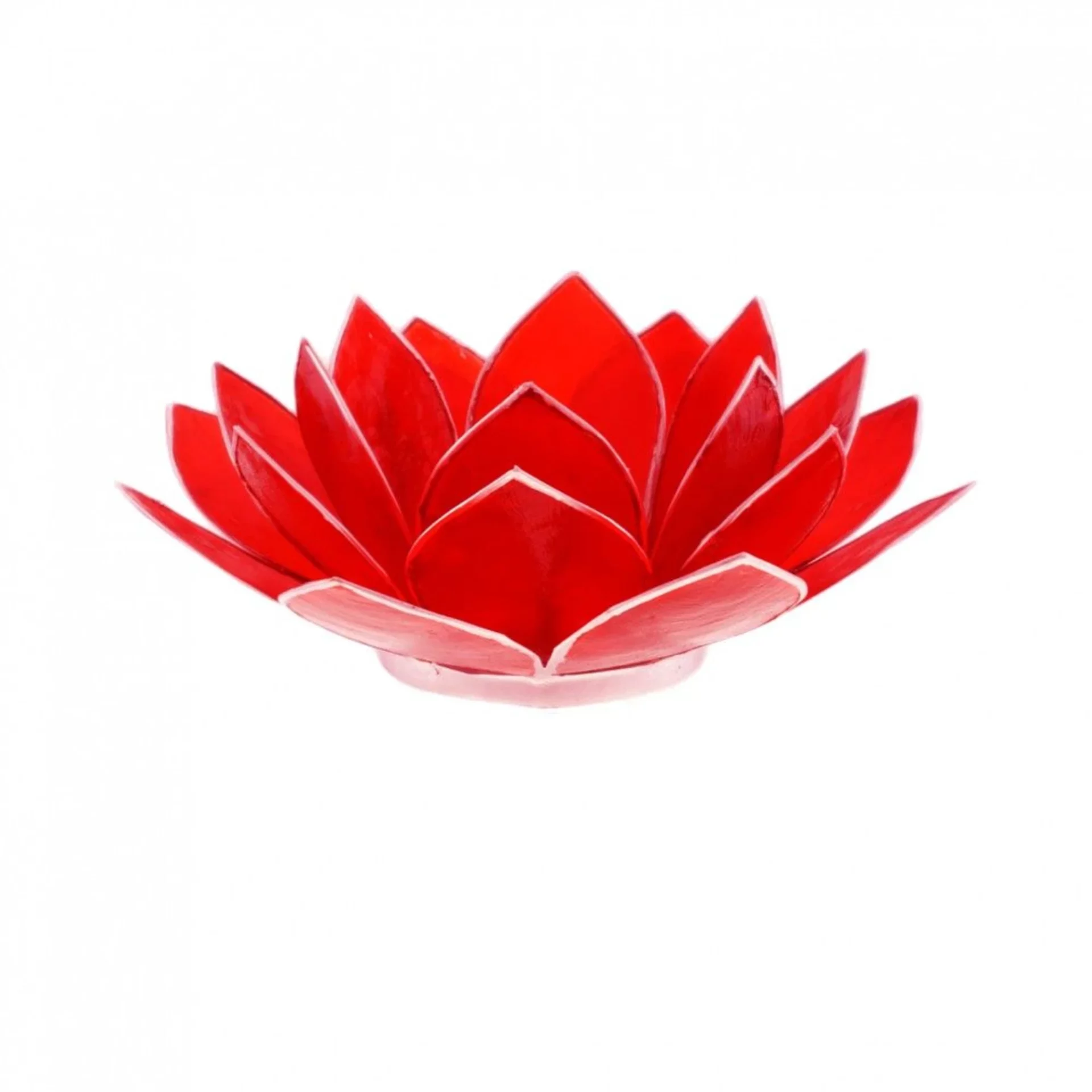 Eclairage Lotus 1° chakra rouge/argent