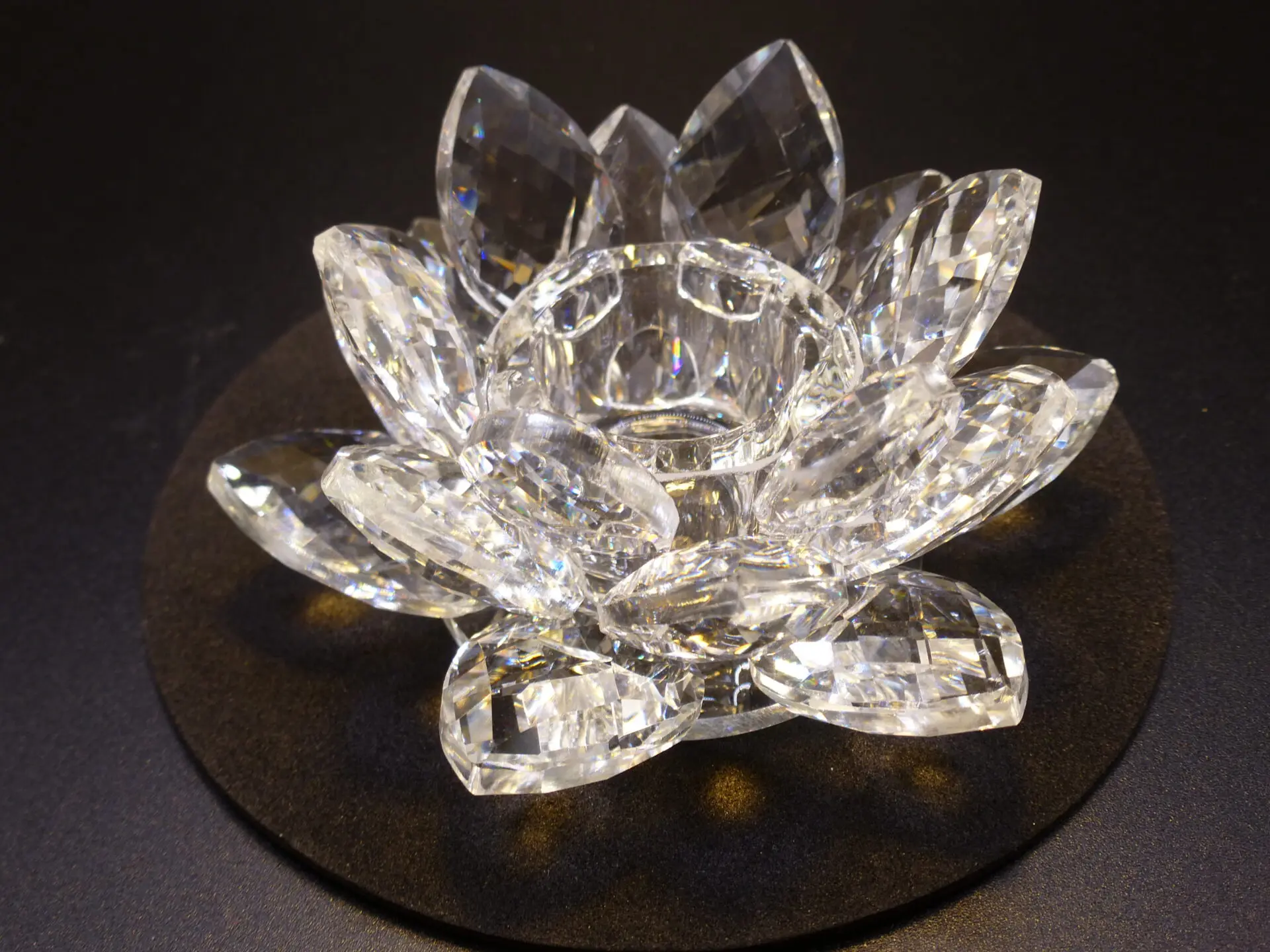 Éclairage d’ambiance Lotus cristal