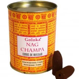 Cônes d’Encens àRefoulement Reflux Backflow Goloka – Nag Champa