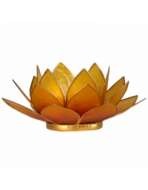 Eclairage d’ambiance Lotus des chakra or