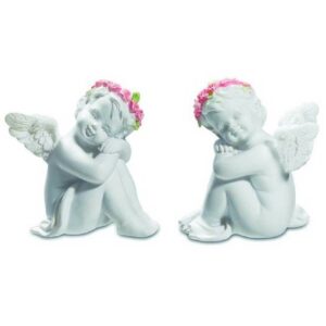 SET 2 ANGES FLEURS