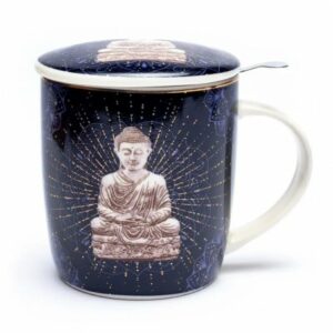 Tasse Infuseur à Thé Buddha bleu