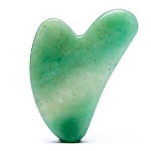 Gua Sha Pierre de massage en Aventurine verte