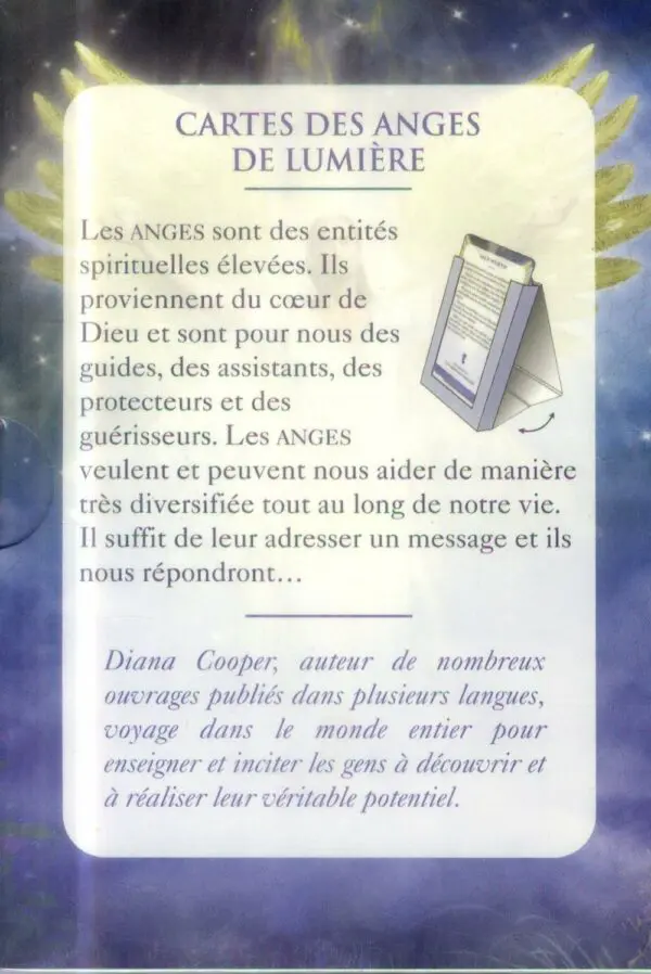 COFFRET CARTE DES ANGES DE LUMIERE