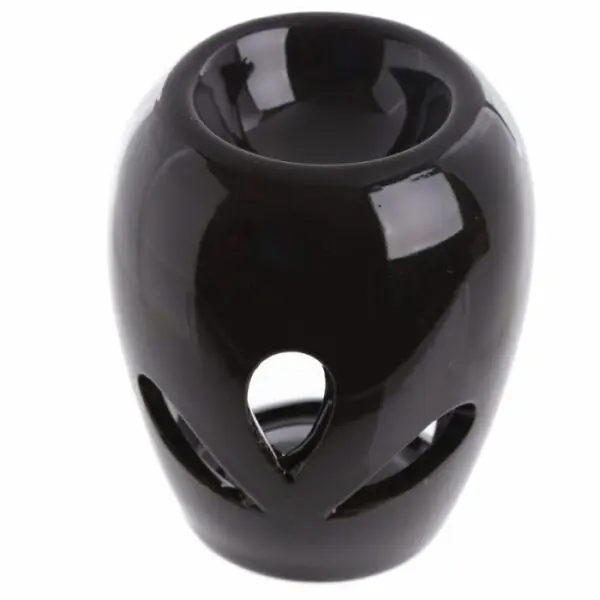 Petit Brûle Huile Noir Bombé Pétales 10.5cm