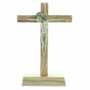 CALVAIRE CHENE AVEC CHRIST 25CM