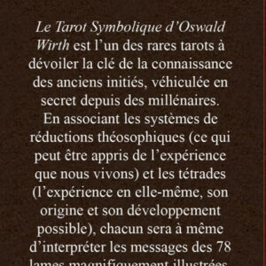 Le tarot symbolique d’Oswald Wirth