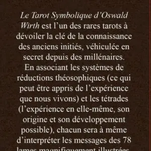 Le tarot symbolique d’Oswald Wirth