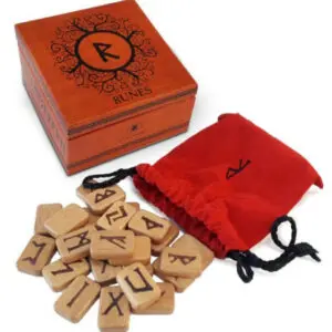 Runes en bois luxe