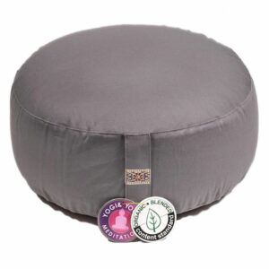 Coussin de méditation Gris coton BIO (OCS)