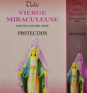 Encens Bâtonnets Notre Dame Vierge Miraculeuse aromatica vedic