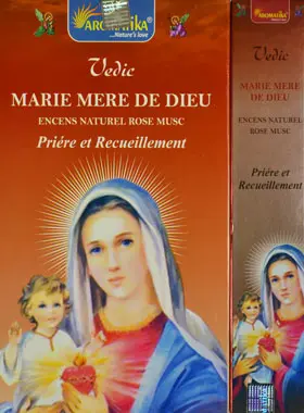 Encens Bâtonnets Sacré Coeur de Marie Mère de Dieu - Aromatika vedic